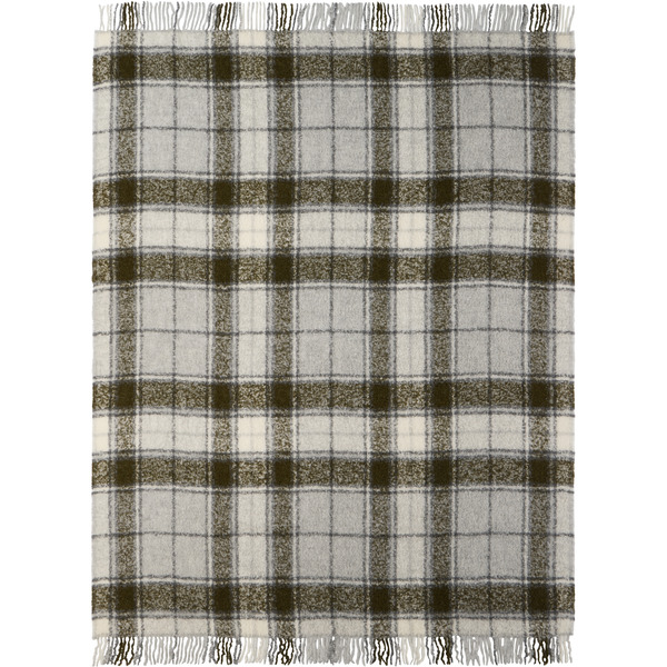  The Conran Shop Gray Alpaca Tartan Throw 