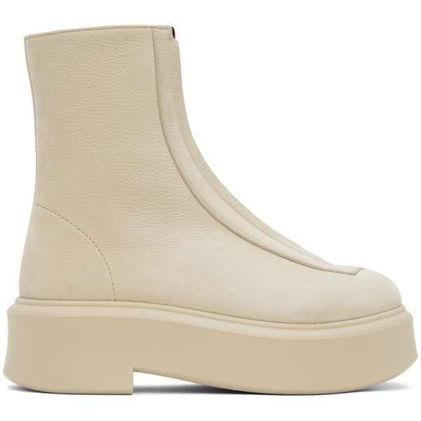  The Row Beige Zipped I Boots 