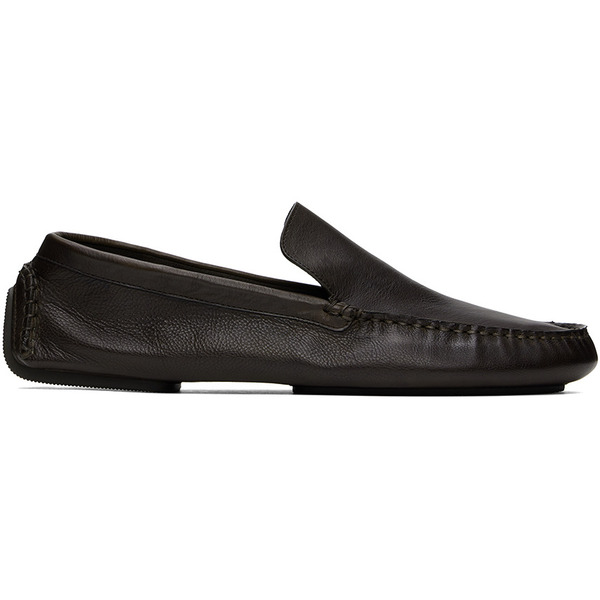  The Row Brown Lucca Loafers 
