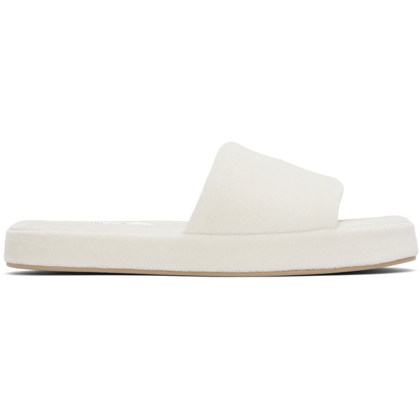  The Row Off-white Pillow Slippers 
