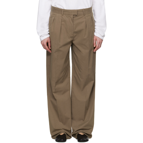  The Row Taupe Alfidis Trousers 