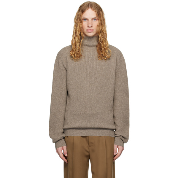  The Row Taupe Daniel Sweater 