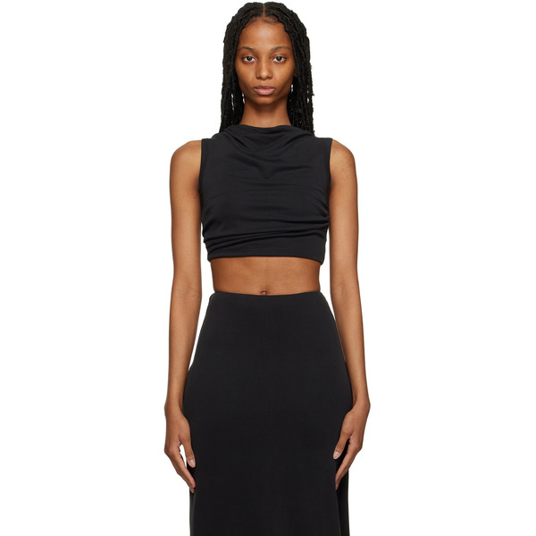  Third Form Black Mode Tuck Tank Top 