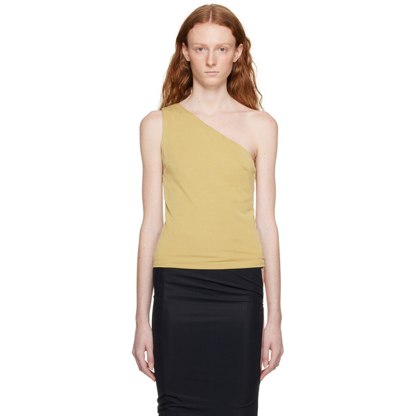  Third Form Khaki Form One Shoulder Tank Top 