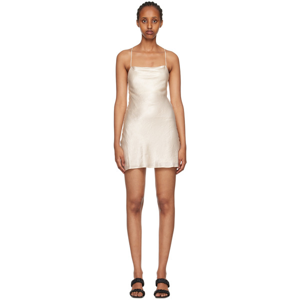  Third Form Off-white Crush Bias Minidress 