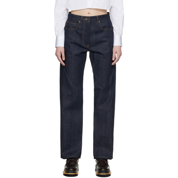  Thom Browne Navy Selvedge 5-pocket Jeans 