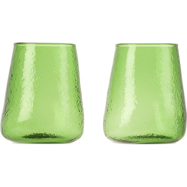  Tickle Green Slowly Rising Drinking Glass Set 