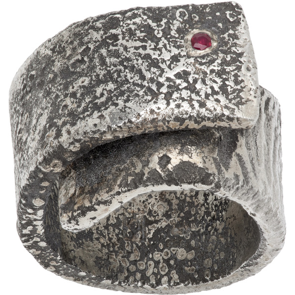  Title Of Work Fold Over Ruby Ring 