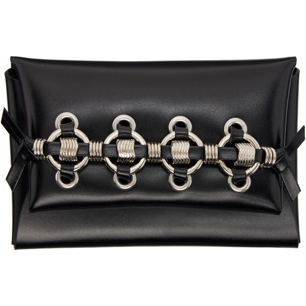  Toga Pulla Black Ring Metal Wallet 
