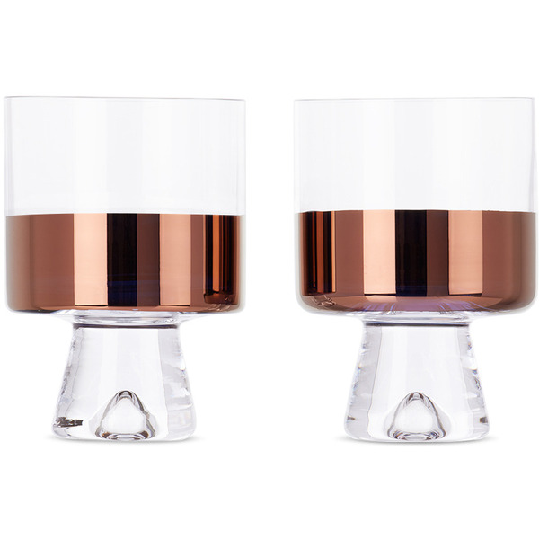  Tom Dixon Copper Tank Low Ball Glass Set 