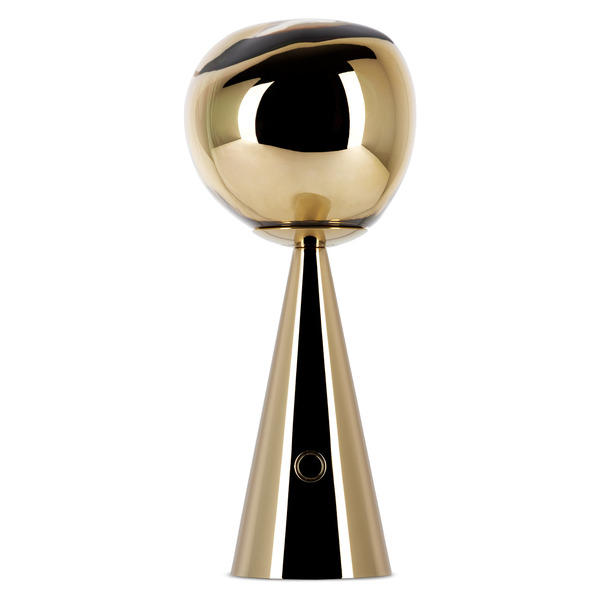  Tom Dixon Gold Melt Portable Table Lamp 