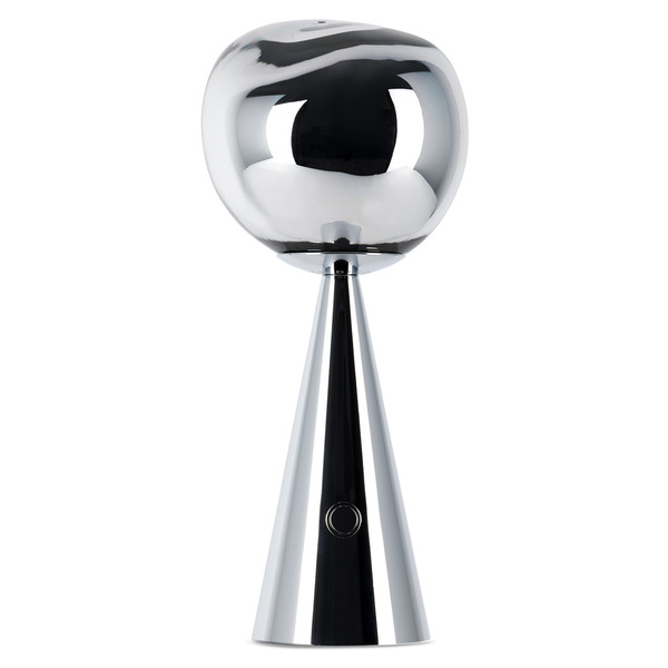  Tom Dixon Silver Melt Portable Table Lamp 
