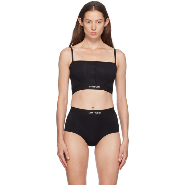  Tom Ford Black Modal Signature Camisole 