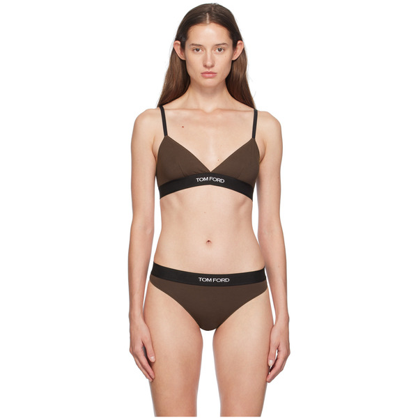  Tom Ford Brown Modal Signature Bra 