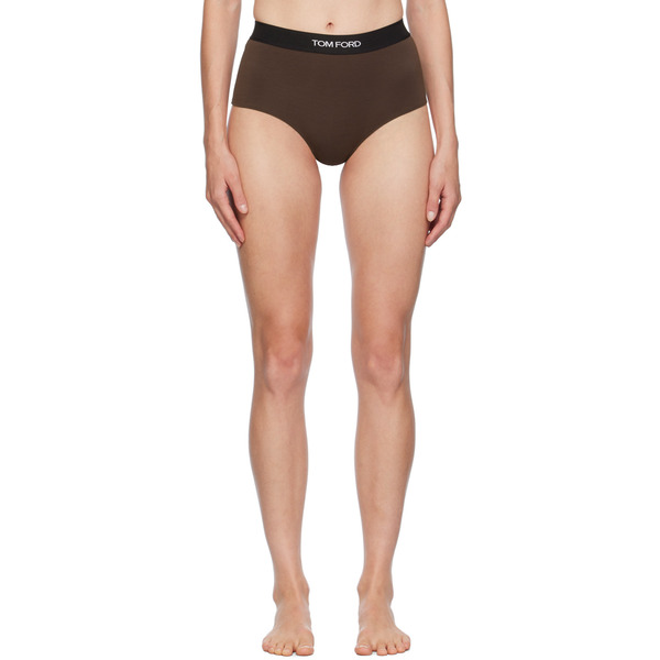  Tom Ford Brown Modal Signature Briefs 