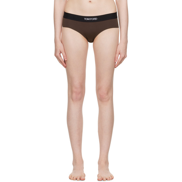  Tom Ford Brown Modal Signature Briefs 