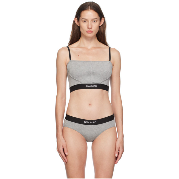  Tom Ford Gray Modal Signature Camisole 