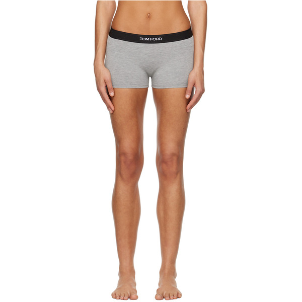  Tom Ford Gray Signature Boy Shorts 