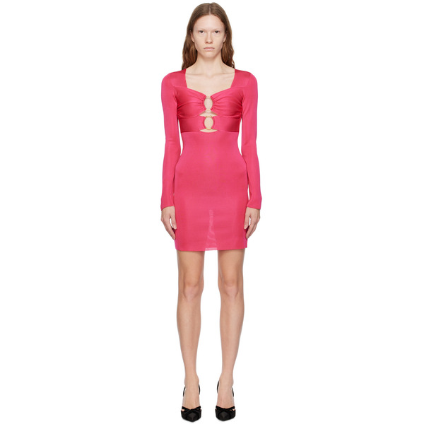  Tom Ford Pink O-ring Minidress 
