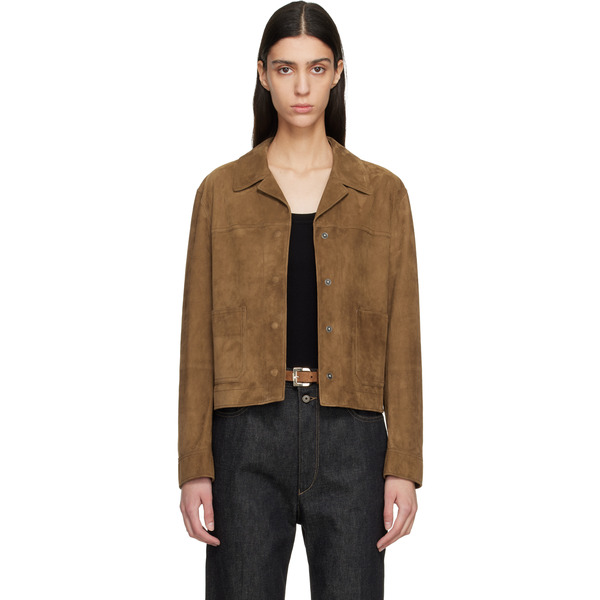  Tom Ford Tan Soft Lamb Suede Jacket 