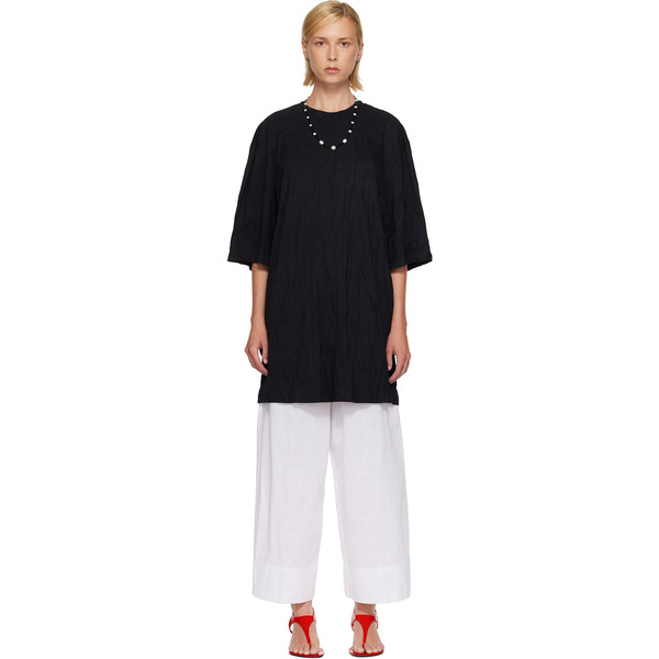  Toteme Black Relaxed Tee Minidress 