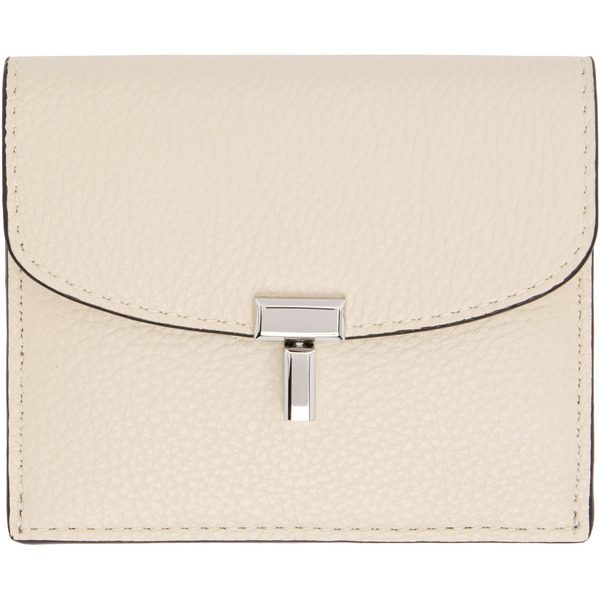  Toteme Off-white T-lock Grained-leather Card Holder 