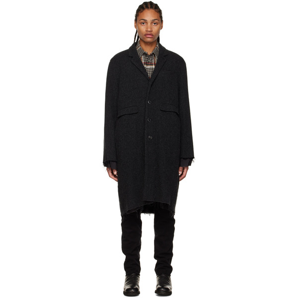  Undercoverism Gray Frayed Coat 