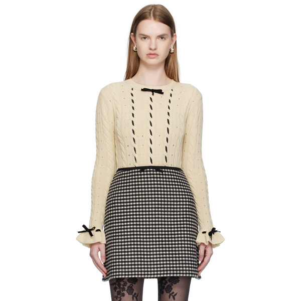  Valentino Off-white Virgin Wool Sweater 