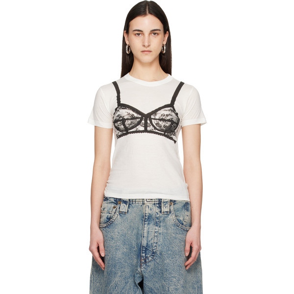  Vaquera Off-white Bra T-shirt 