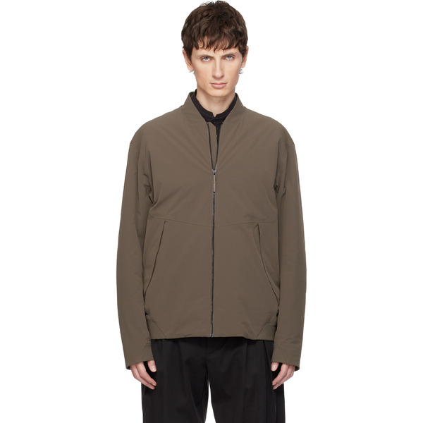  Veilance Taupe Diode Insulated Bomber Jacket 