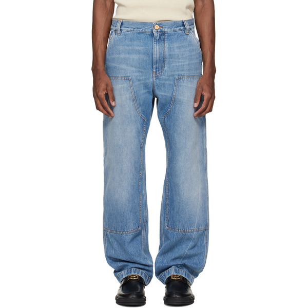  Versace Blue Carpenter Jeans 