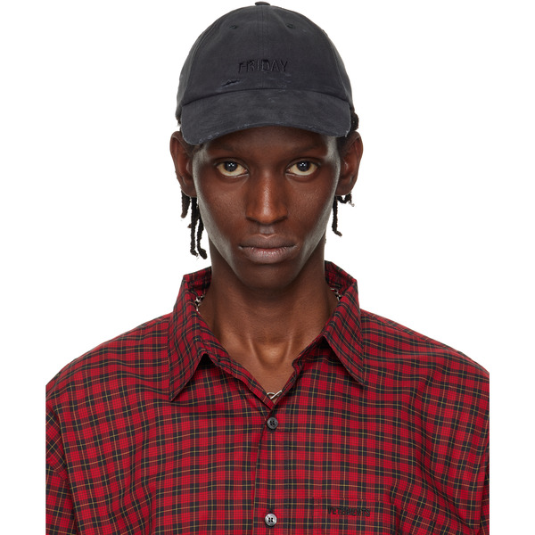  Vetements Black Friday Distressed Cap 