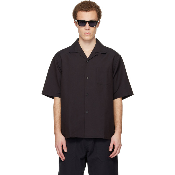  Visvim Black Keesey Sp S/s Shirt 