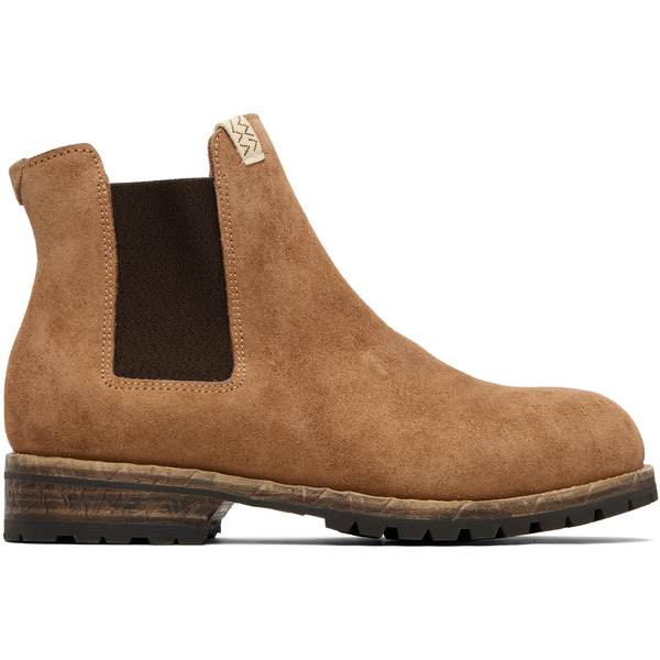  Visvim Brown Gornergrat Mid-folk Chelsea Boots 