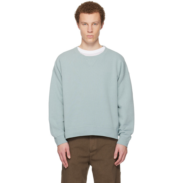  Visvim Green Jumbo Sb L/s Dmgd Sweatshirt 