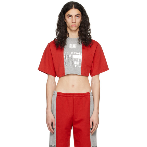  Vtmnts Red 'extreme System' T-shirt 