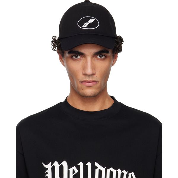  We11done Black Basic Symbol Cap 