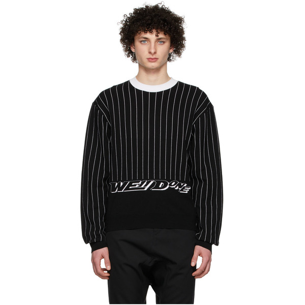  We11done Black Rayon Sweater 