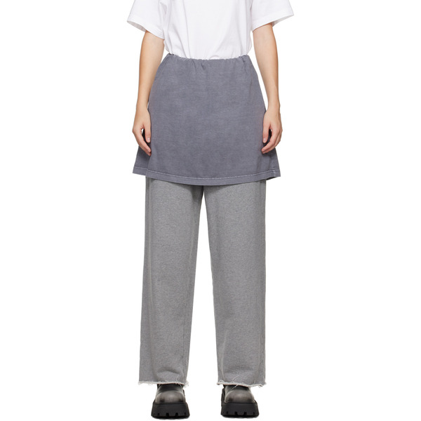  We11done Gray Layered Lounge Pants 