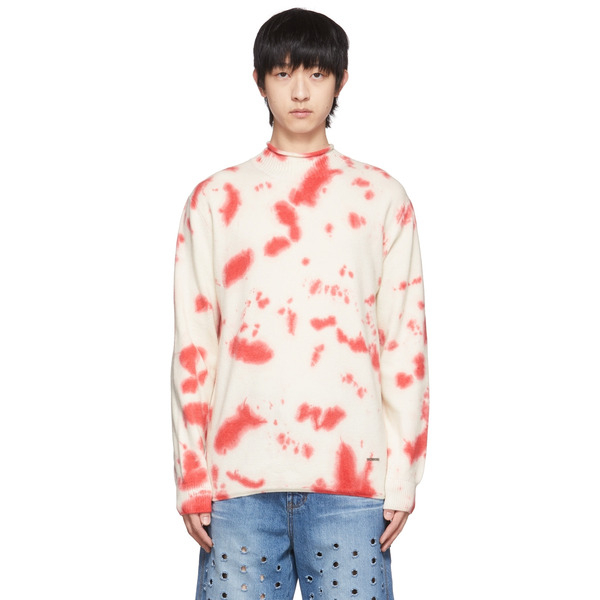  We11done Off-white Tie-dye Sweater 