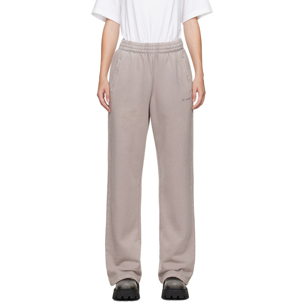  We11done Pink Subtle Distressed Sweatpants 