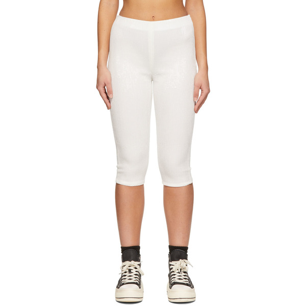  We11done White Sequin Shorts 