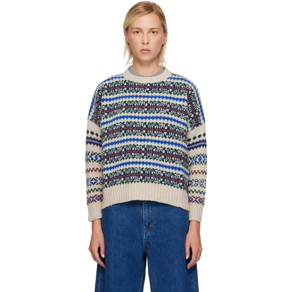  Weekend Max Mara Beige Rivetto Sweater 