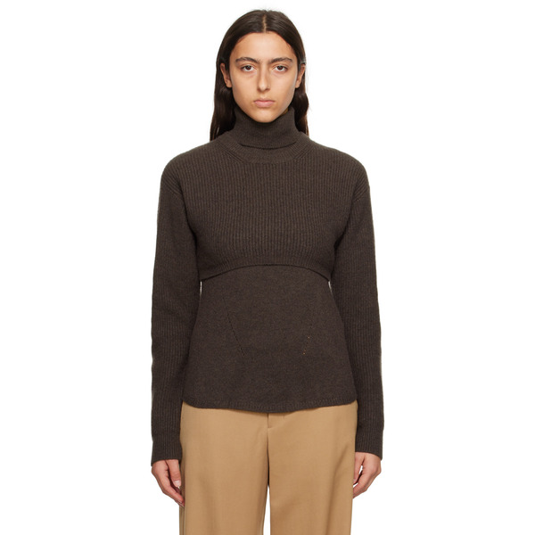  Wooyoungmi Gray Layered Turtleneck 
