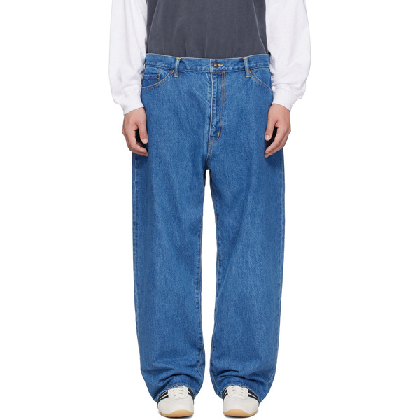  Wtaps Blue 'blues' Straight Jeans 