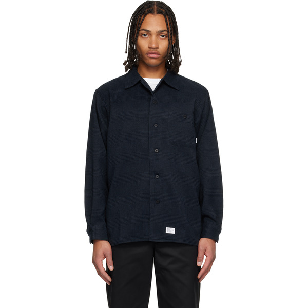  Wtaps Navy Plaid Shirt 