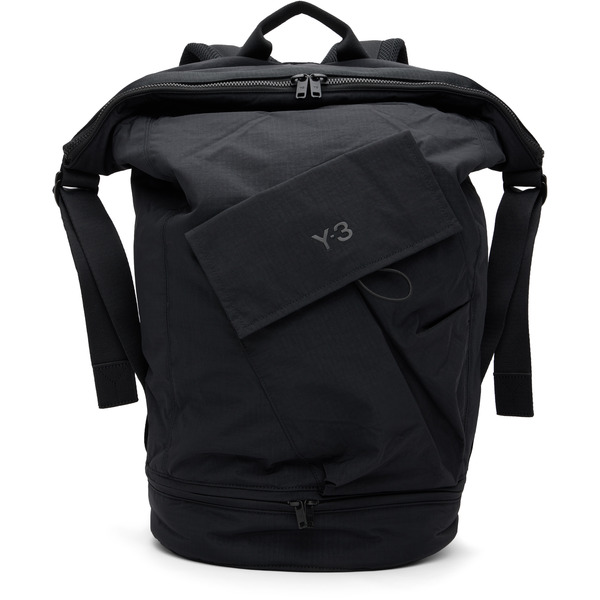  Y-3 Black Utility Backpack 