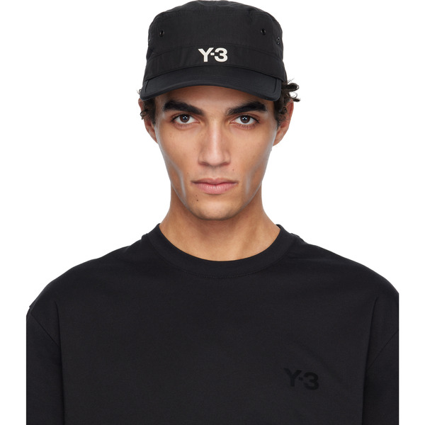  Y-3 Black Work Cap 