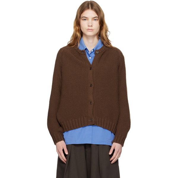  Ymc Brown Atomic Cardigan 