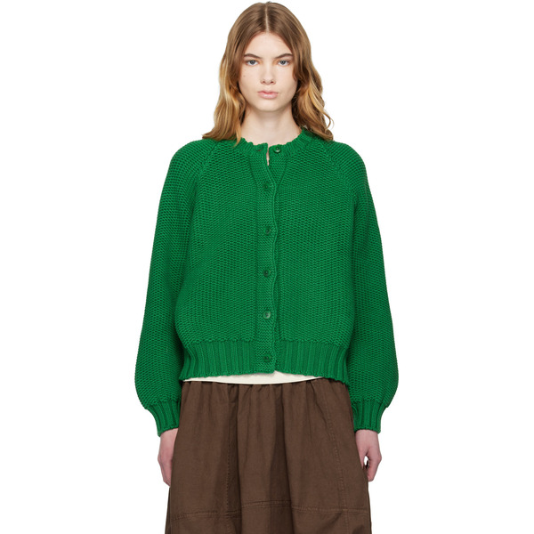  Ymc Green Atomic Cardigan 